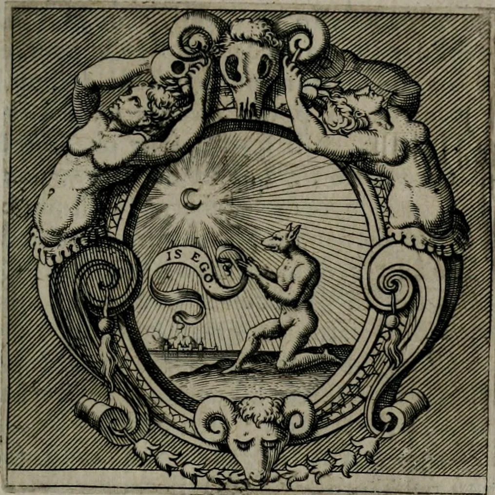 An illustration from Imprese illustri di diuersi : co i discorsi, 1586, leaf 176