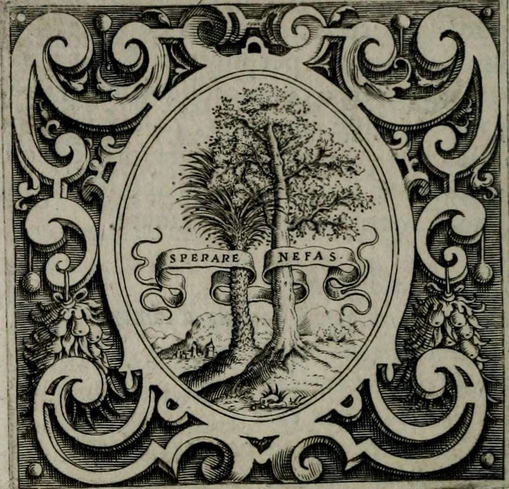 An illustration from Imprese illustri di diuersi : co i discorsi, 1586, leaf 191