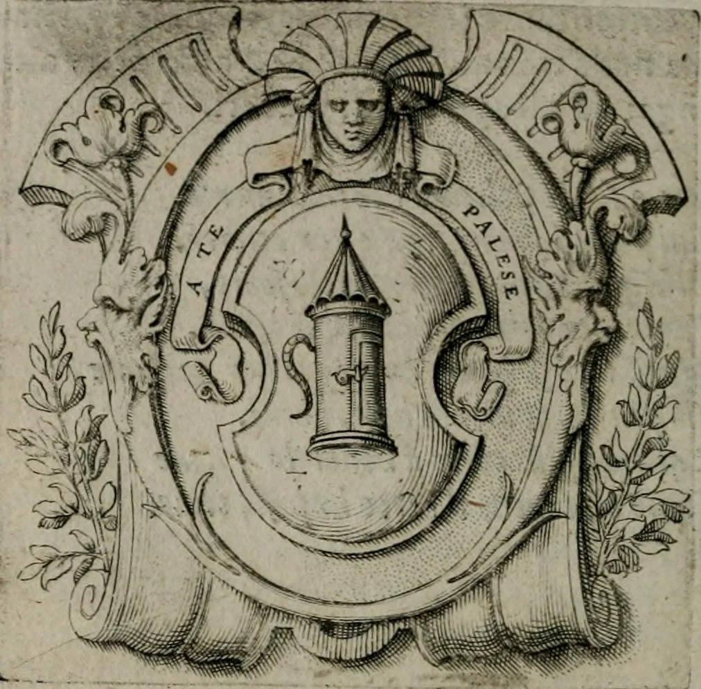 An illustration from Imprese illustri di diuersi : co i discorsi, 1586, leaf 225