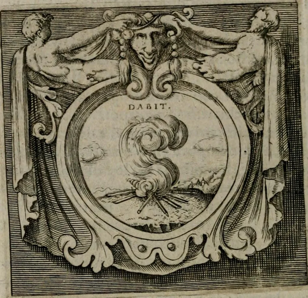 An illustration from Imprese illustri di diuersi : co i discorsi, 1586, leaf 237