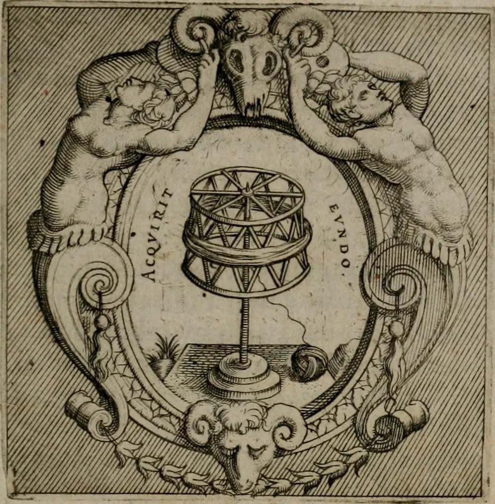 An illustration from Imprese illustri di diuersi : co i discorsi, 1586, leaf 240