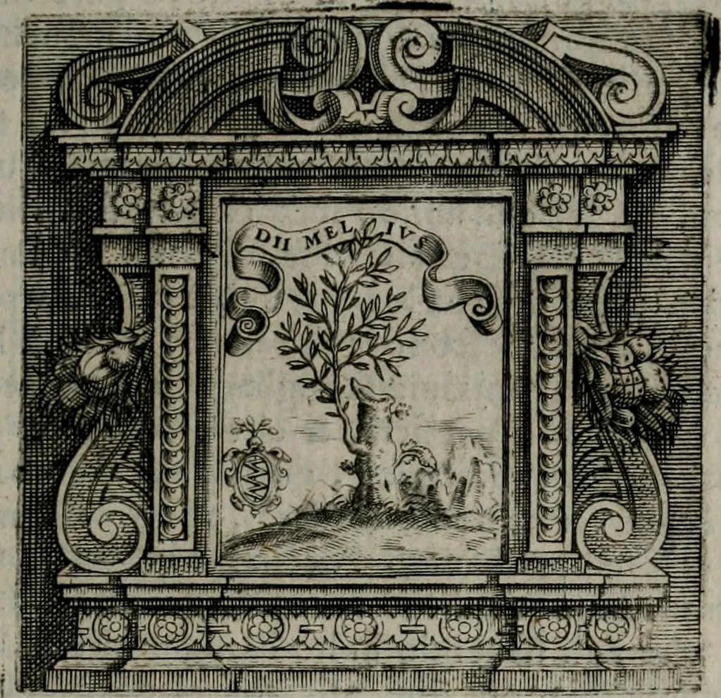 An illustration from Imprese illustri di diuersi : co i discorsi, 1586, leaf 246