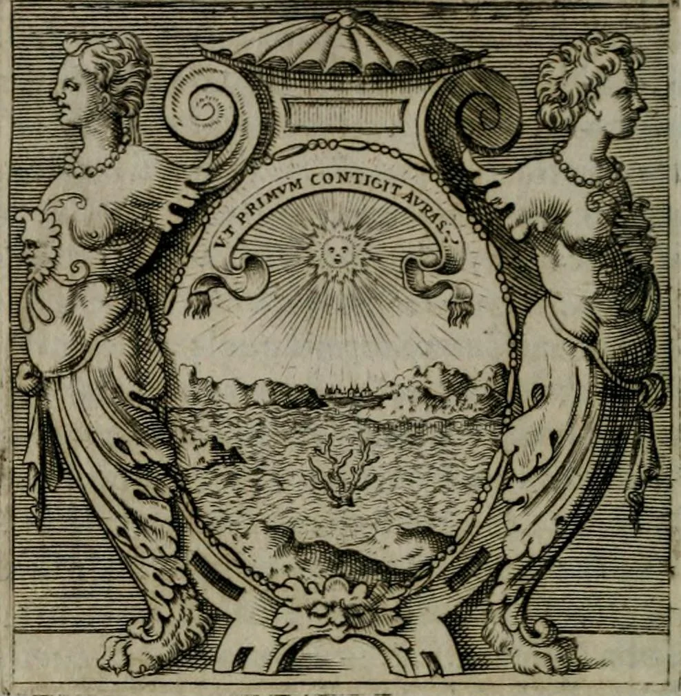 An illustration from Imprese illustri di diuersi : co i discorsi, 1586, leaf 255