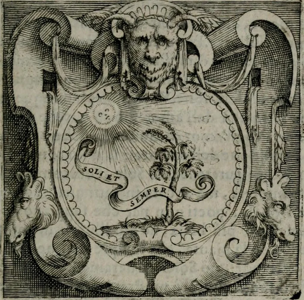 An illustration from Imprese illustri di diuersi : co i discorsi, 1586, leaf 258