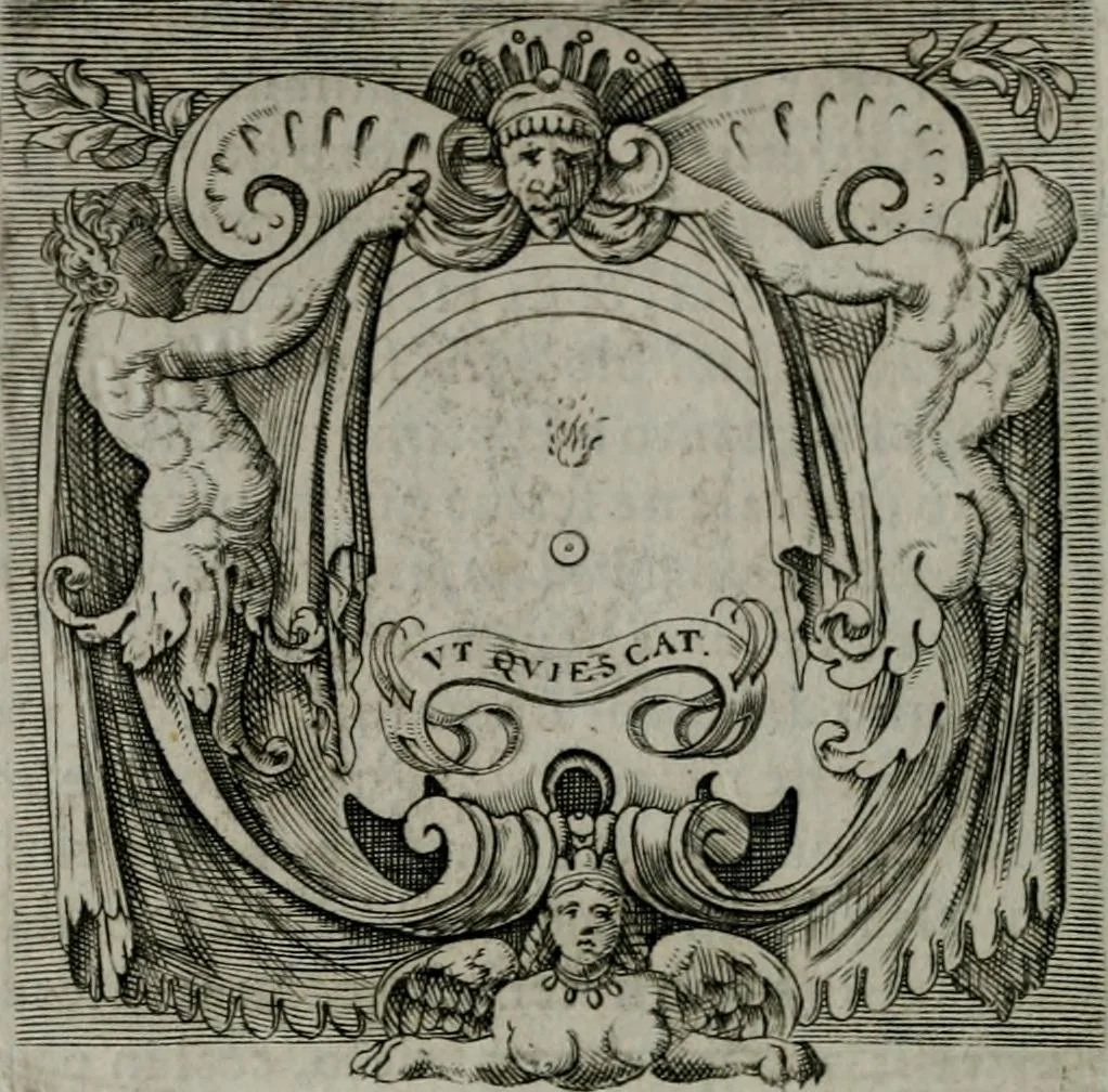 An illustration from Imprese illustri di diuersi : co i discorsi, 1586, leaf 27