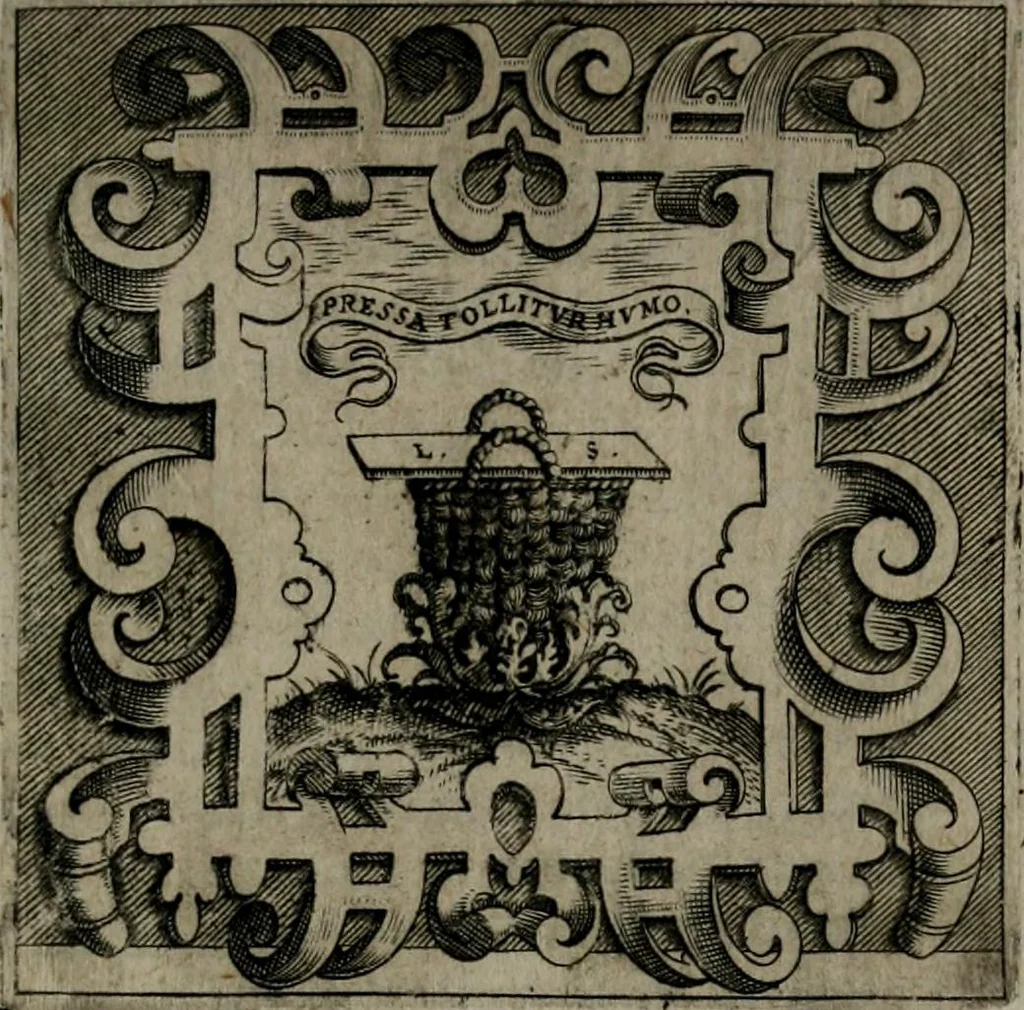 An illustration from Imprese illustri di diuersi : co i discorsi, 1586, leaf 282
