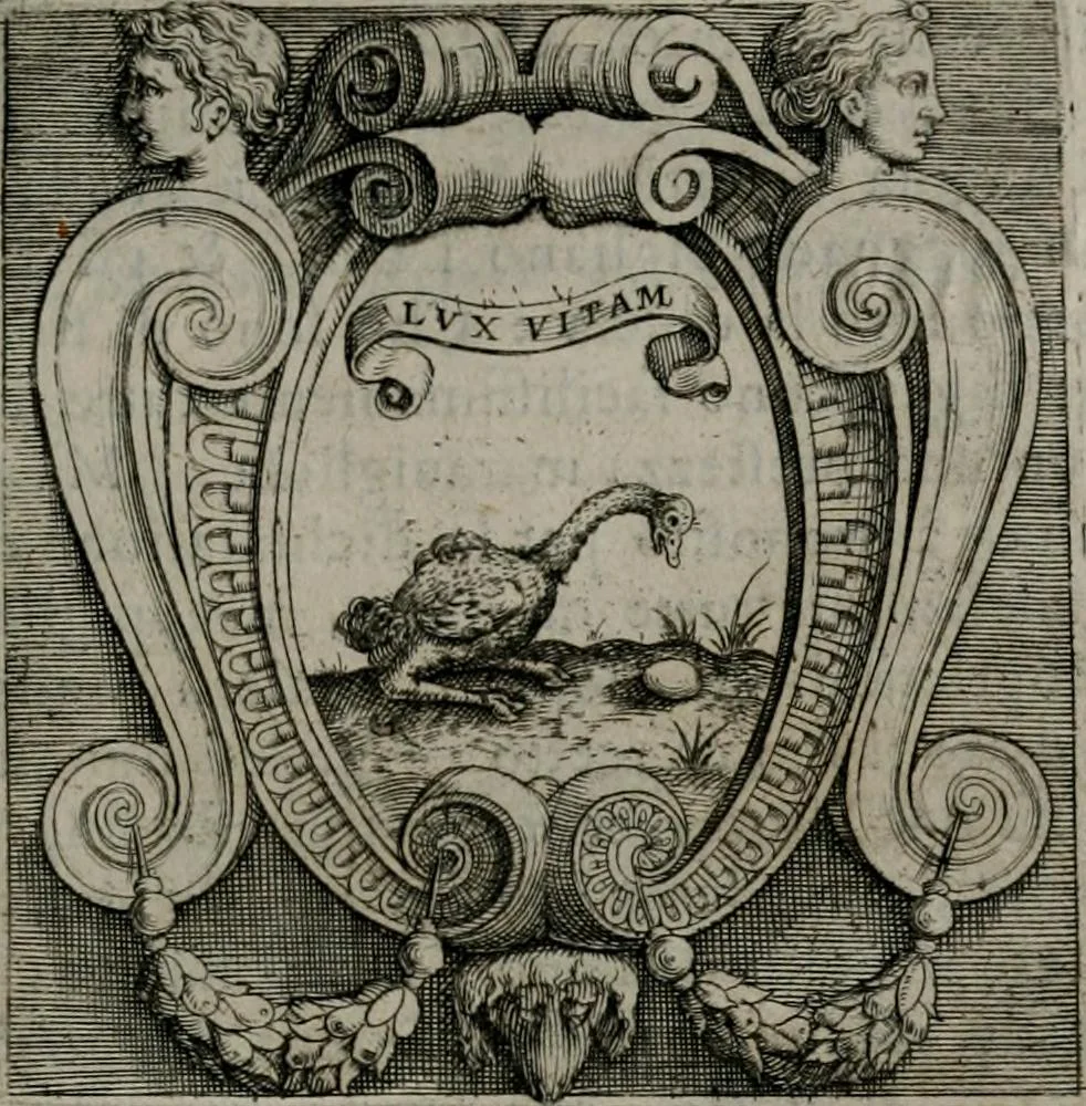 An illustration from Imprese illustri di diuersi : co i discorsi, 1586, leaf 30