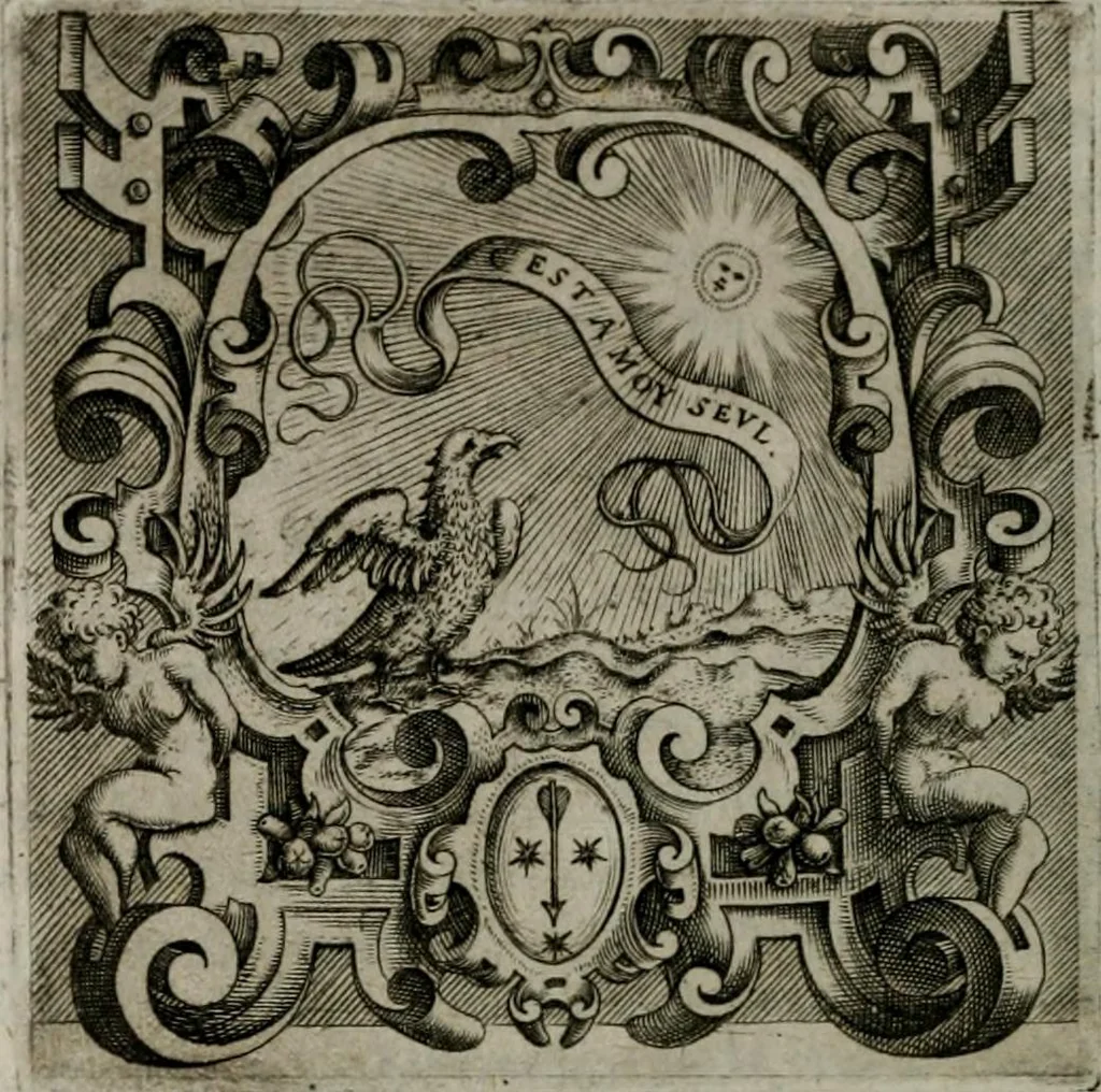 An illustration from Imprese illustri di diuersi : co i discorsi, 1586, leaf 321