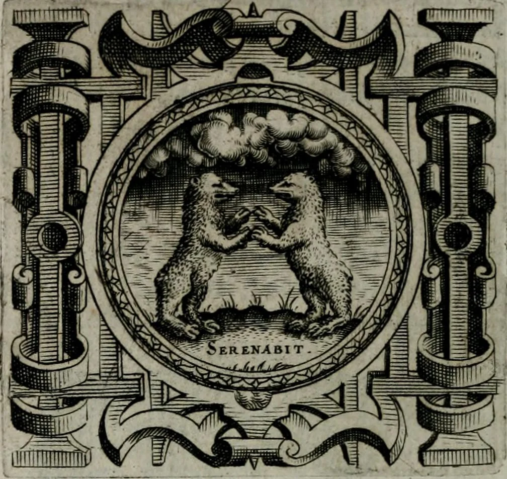 An illustration from Imprese illustri di diuersi : co i discorsi, 1586, leaf 327