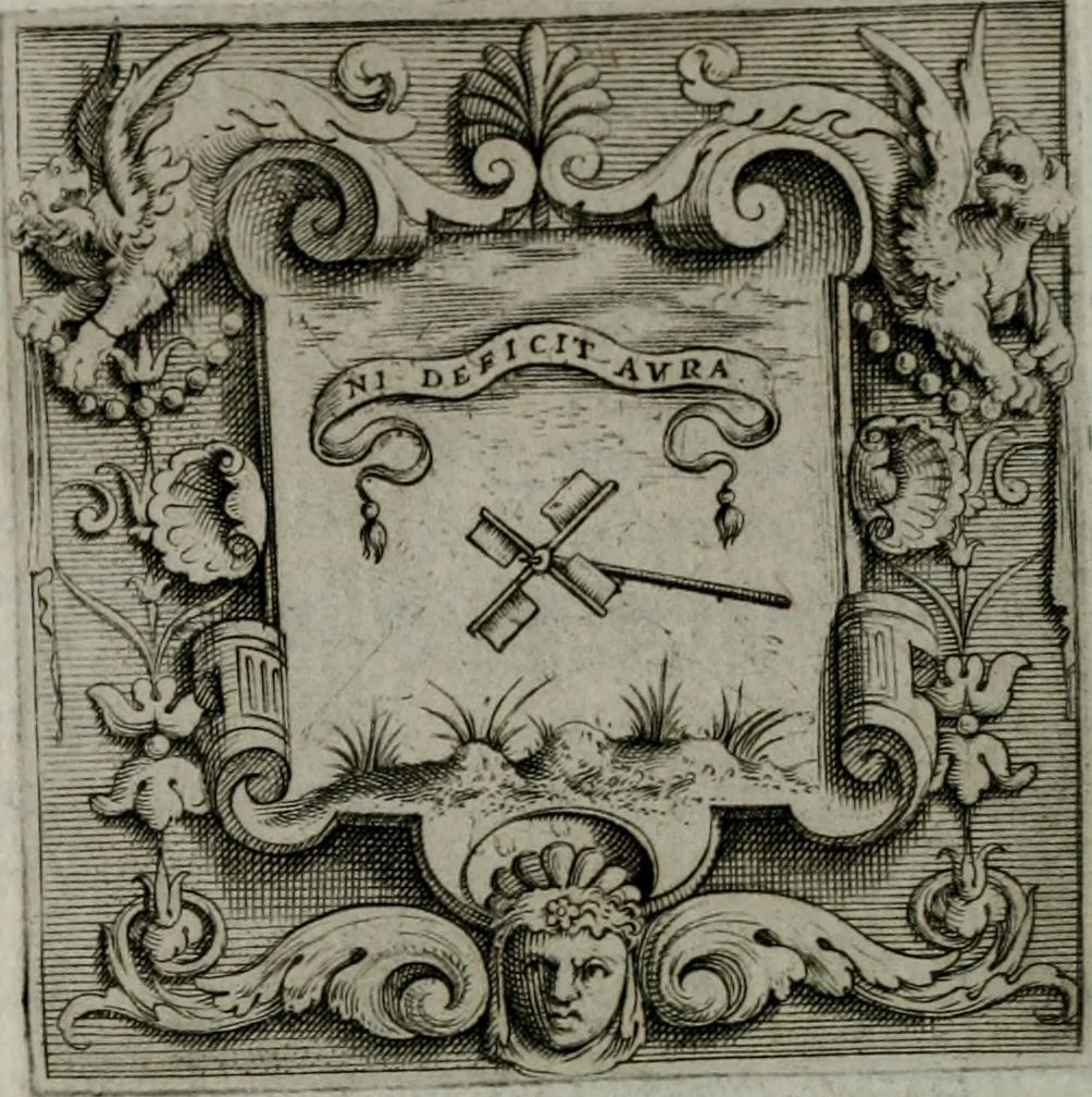 An illustration from Imprese illustri di diuersi : co i discorsi, 1586, leaf 333