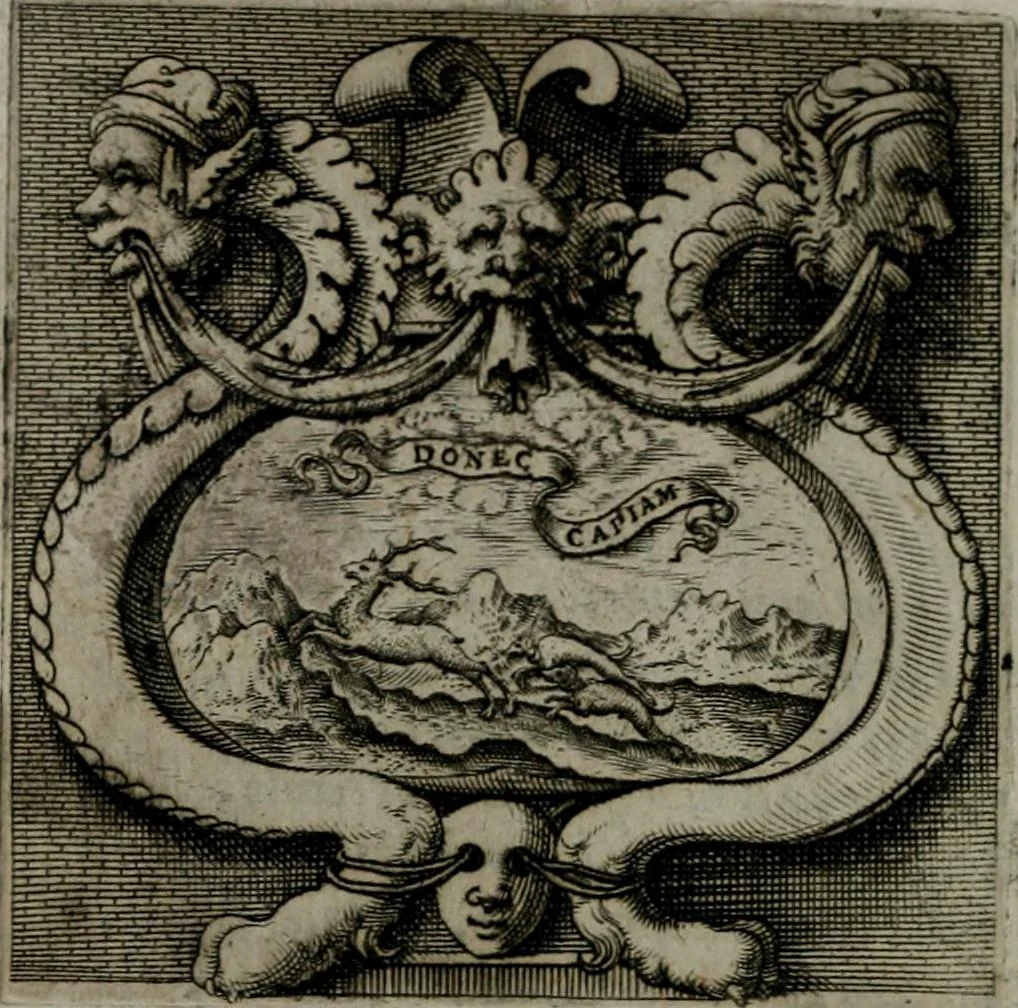 An illustration from Imprese illustri di diuersi : co i discorsi, 1586, leaf 39