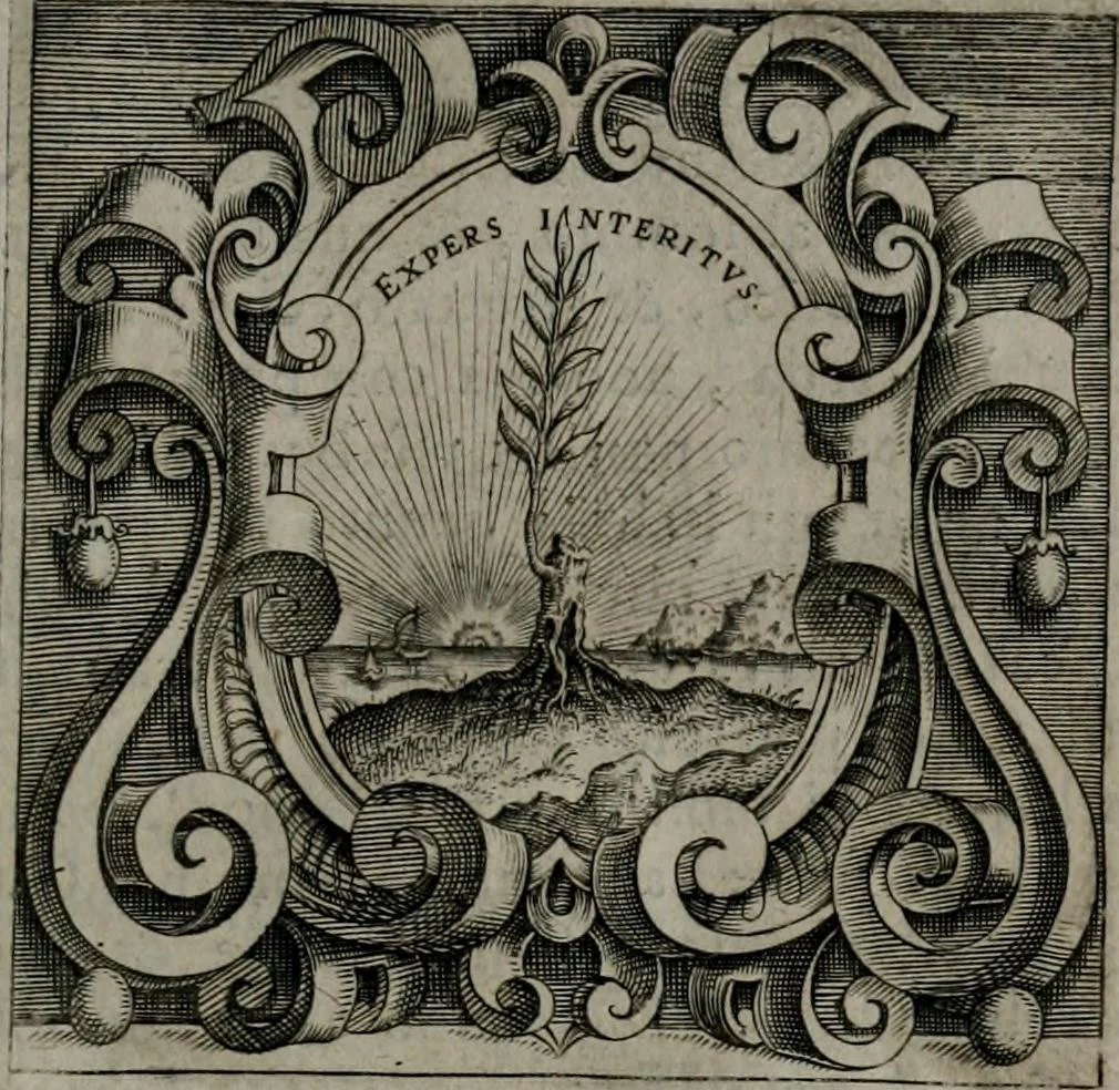 An illustration from Imprese illustri di diuersi : co i discorsi, 1586, leaf 42