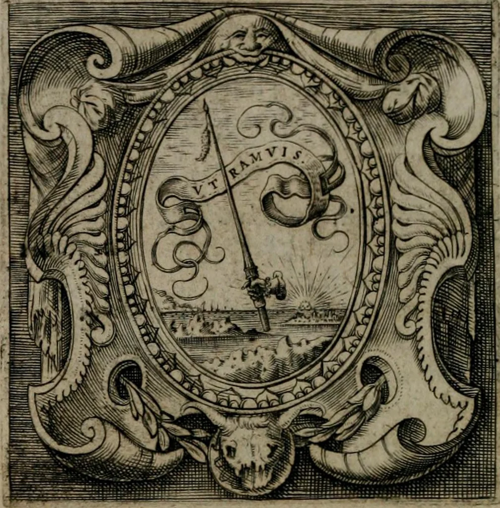 An illustration from Imprese illustri di diuersi : co i discorsi, 1586, leaf 45