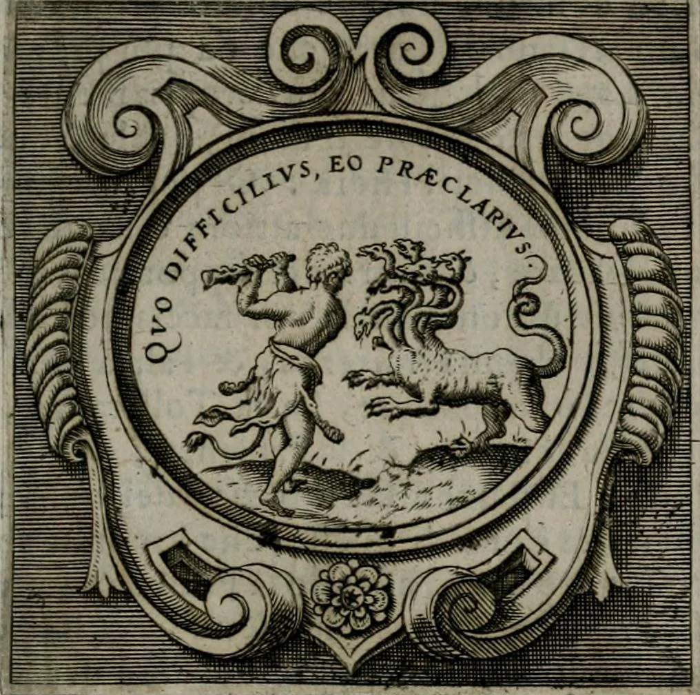 An illustration from Imprese illustri di diuersi : co i discorsi, 1586, leaf 78