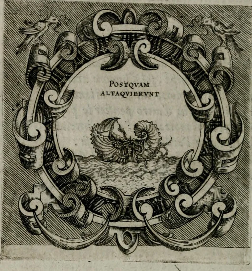 An illustration from Imprese illustri di diuersi : co i discorsi, 1586, leaf 93