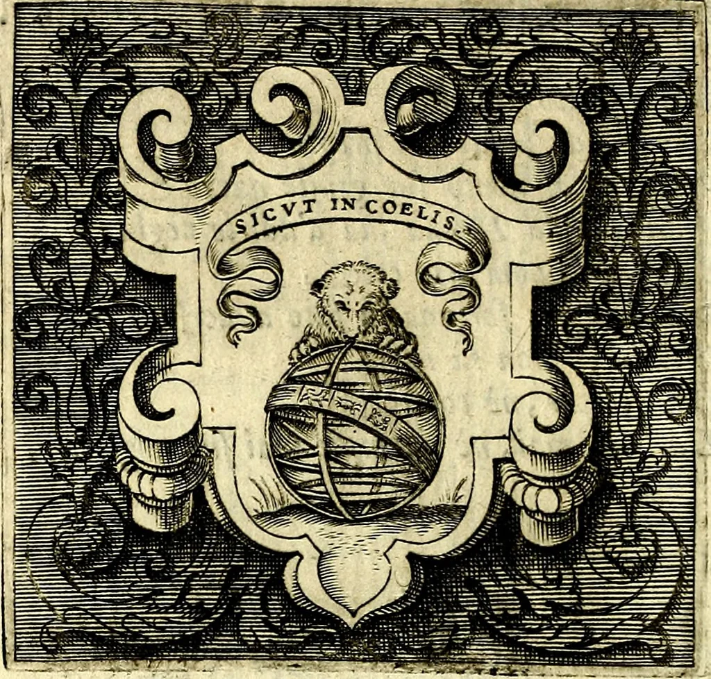 An illustration from Imprese illustri di diuersi, coi discorsi di Camillo Camilli, et con le figure intagliate in rame di Girolamo Porro Padouano .., 1586, leaf 125