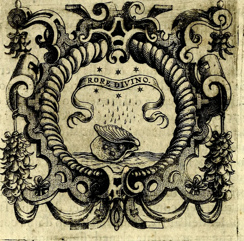 An illustration from Imprese illustri di diuersi, coi discorsi di Camillo Camilli, et con le figure intagliate in rame di Girolamo Porro Padouano .., 1586, leaf 17