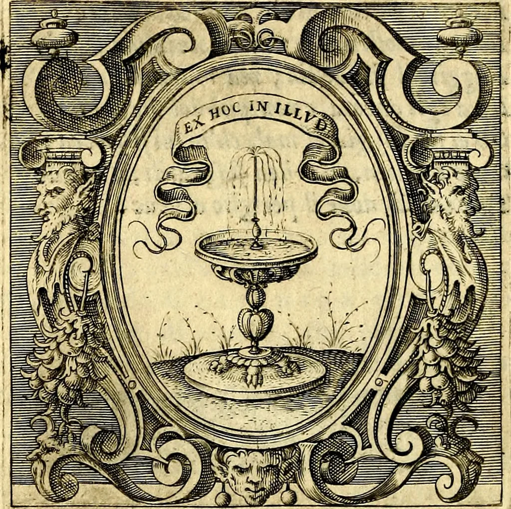 An illustration from Imprese illustri di diuersi, coi discorsi di Camillo Camilli, et con le figure intagliate in rame di Girolamo Porro Padouano .., 1586, leaf 233