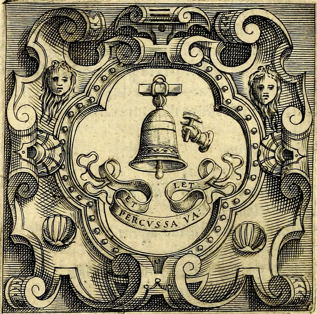 An illustration from Imprese illustri di diuersi, coi discorsi di Camillo Camilli, et con le figure intagliate in rame di Girolamo Porro Padouano .., 1586, leaf 245