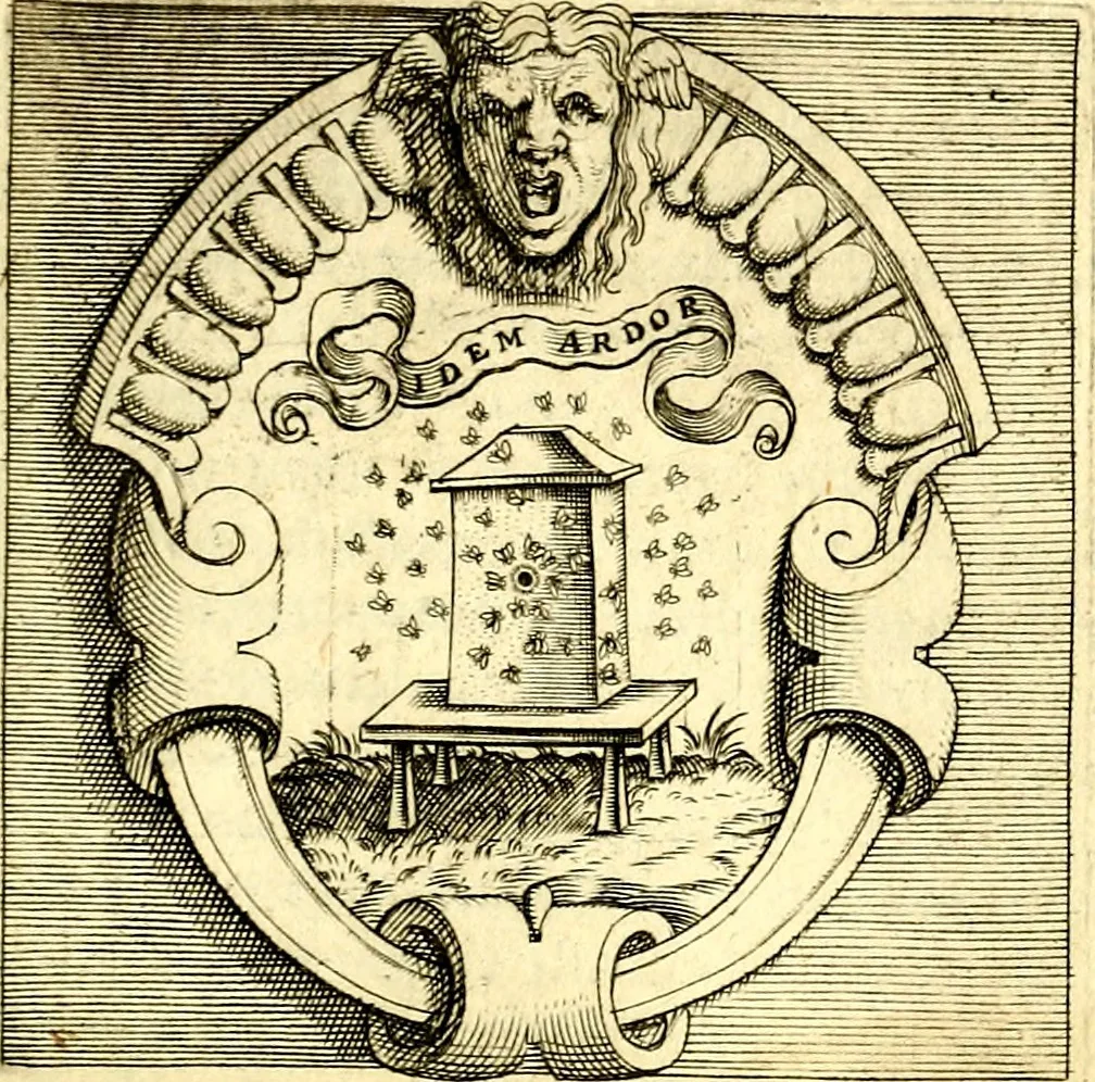 An illustration from Imprese illustri di diuersi, coi discorsi di Camillo Camilli, et con le figure intagliate in rame di Girolamo Porro Padouano .., 1586, leaf 290