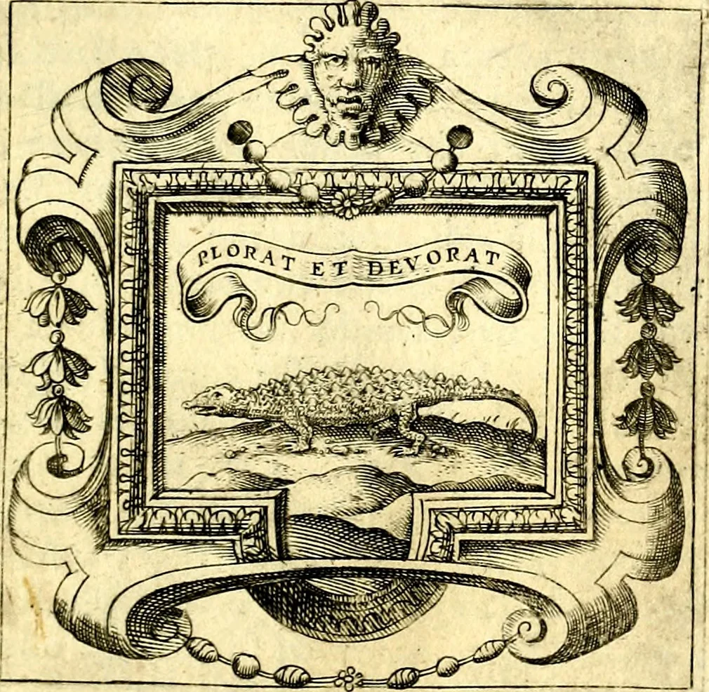 An illustration from Imprese illustri di diuersi, coi discorsi di Camillo Camilli, et con le figure intagliate in rame di Girolamo Porro Padouano .., 1586, leaf 296