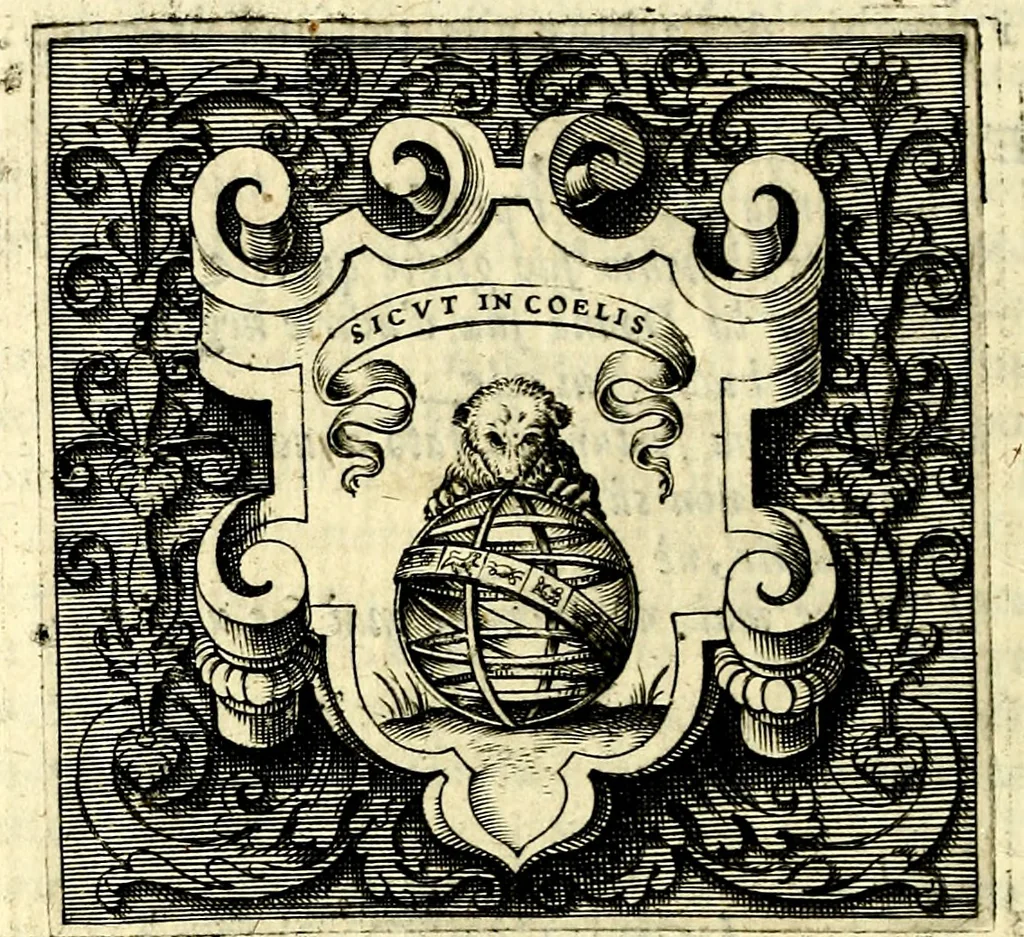 An illustration from Imprese illustri di diuersi, coi discorsi di Camillo Camilli, et con le figure intagliate in rame di Girolamo Porro Padouano .., 1586, leaf 123