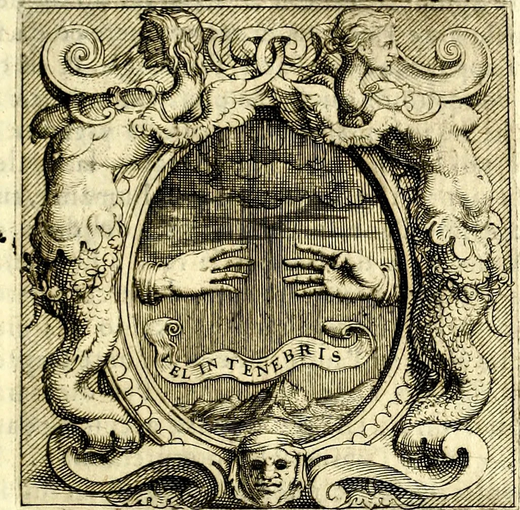 An illustration from Imprese illustri di diuersi, coi discorsi di Camillo Camilli, et con le figure intagliate in rame di Girolamo Porro Padouano .., 1586, leaf 144