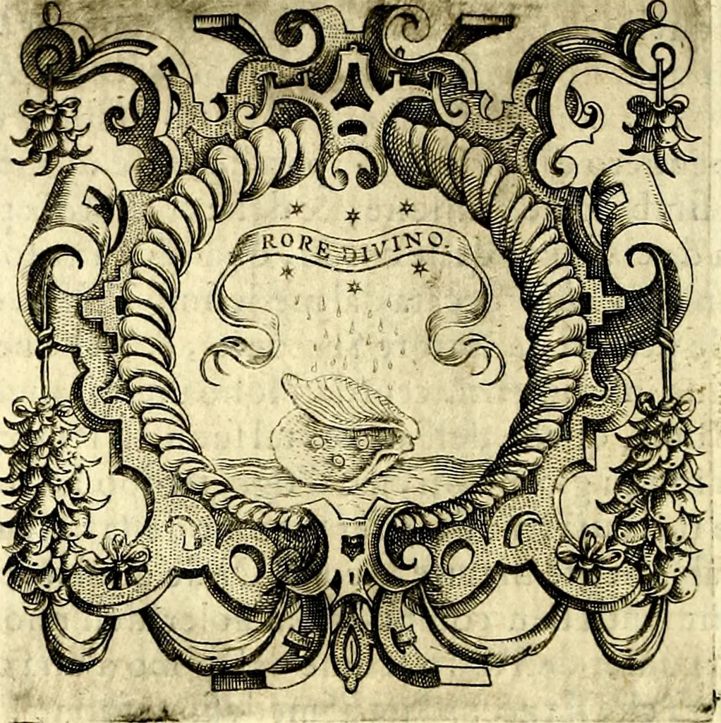 An illustration from Imprese illustri di diuersi, coi discorsi di Camillo Camilli, et con le figure intagliate in rame di Girolamo Porro Padouano .., 1586, leaf 15