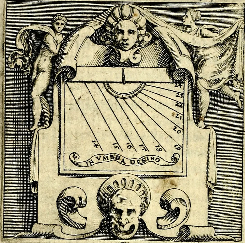 An illustration from Imprese illustri di diuersi, coi discorsi di Camillo Camilli, et con le figure intagliate in rame di Girolamo Porro Padouano .., 1586, leaf 219