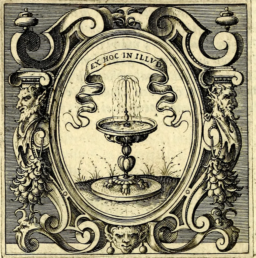An illustration from Imprese illustri di diuersi, coi discorsi di Camillo Camilli, et con le figure intagliate in rame di Girolamo Porro Padouano .., 1586, leaf 231