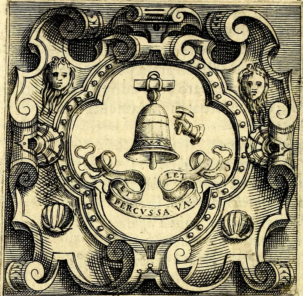 An illustration from Imprese illustri di diuersi, coi discorsi di Camillo Camilli, et con le figure intagliate in rame di Girolamo Porro Padouano .., 1586, leaf 243
