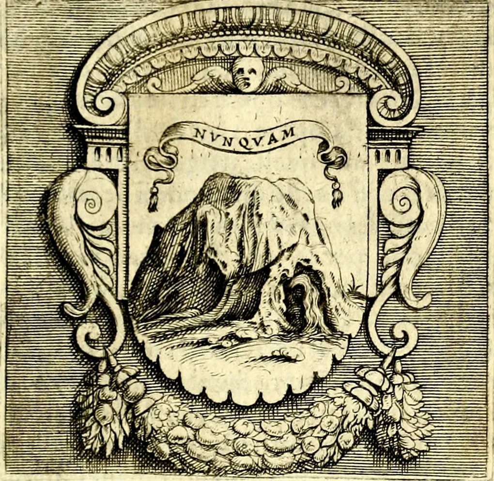 An illustration from Imprese illustri di diuersi, coi discorsi di Camillo Camilli, et con le figure intagliate in rame di Girolamo Porro Padouano .., 1586, leaf 270