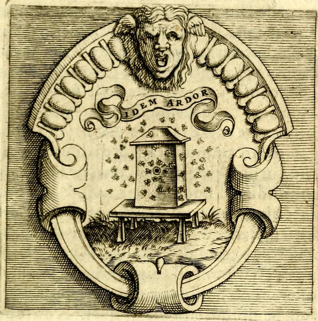 An illustration from Imprese illustri di diuersi, coi discorsi di Camillo Camilli, et con le figure intagliate in rame di Girolamo Porro Padouano .., 1586, leaf 288