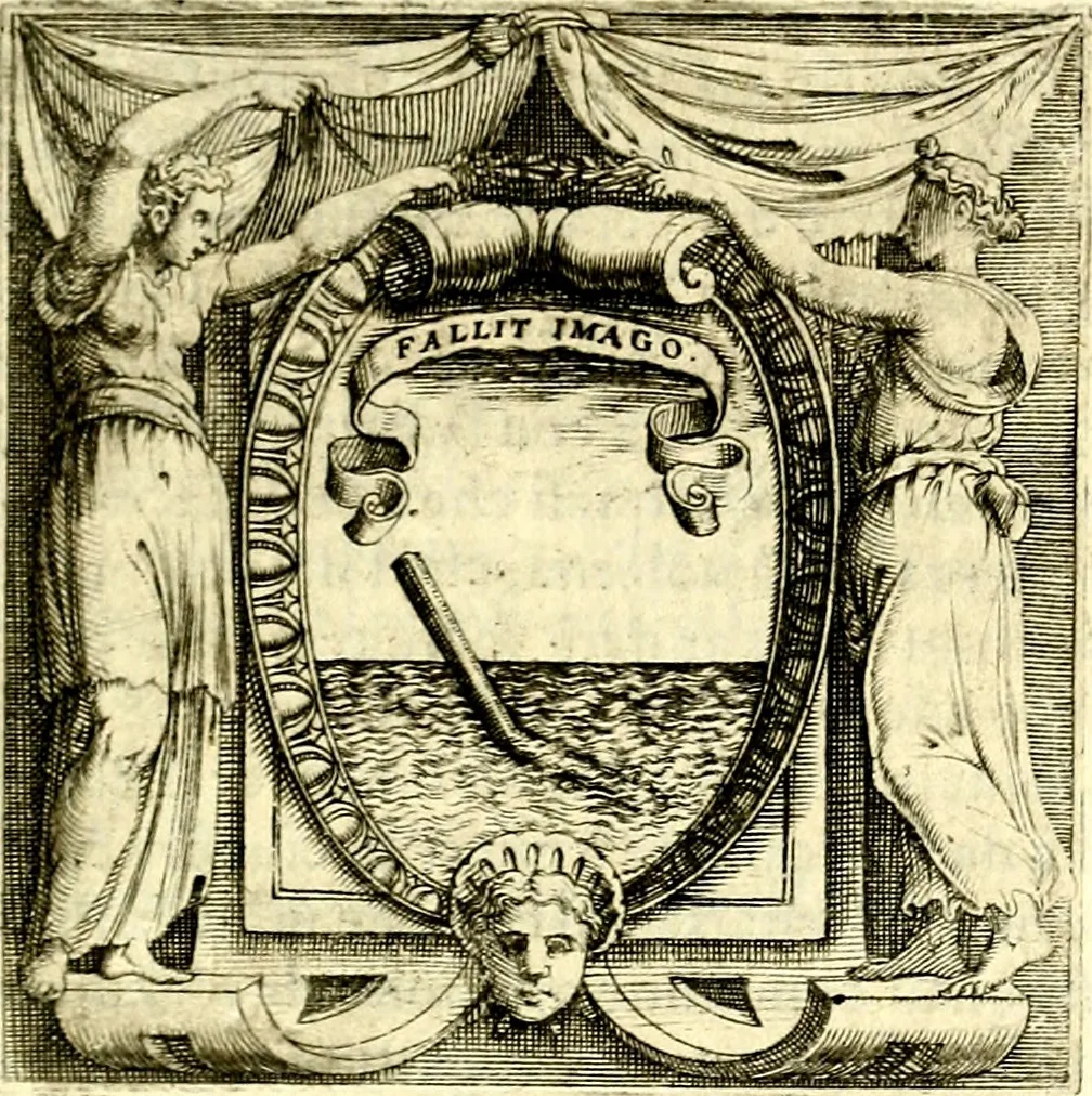 An illustration from Imprese illustri di diuersi, coi discorsi di Camillo Camilli, et con le figure intagliate in rame di Girolamo Porro Padouano .., 1586, leaf 310