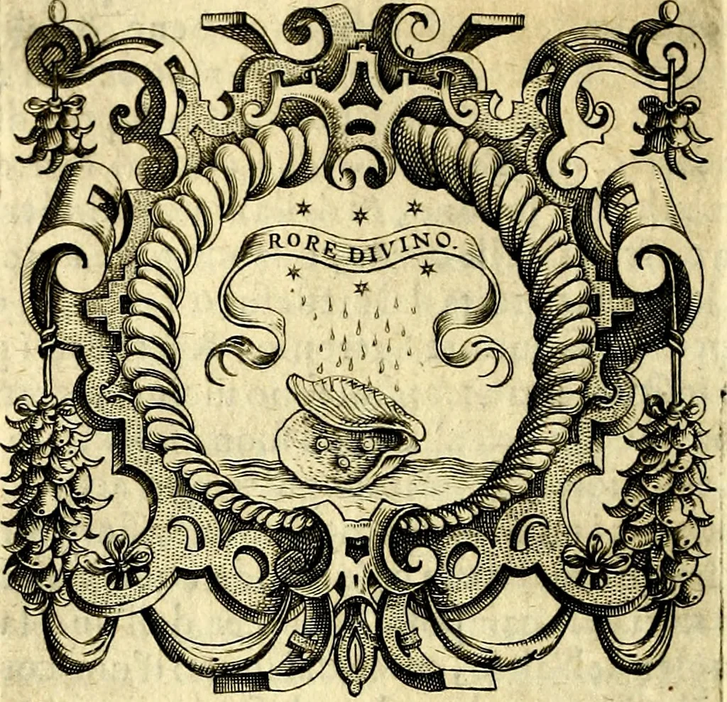 An illustration from Imprese illustri di diuersi, coi discorsi di Camillo Camilli, et con le figure intagliate in rame di Girolamo Porro Padouano .., 1586, leaf 15
