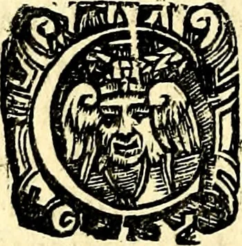 An illustration from Imprese illustri di diuersi, coi discorsi di Camillo Camilli, et con le figure intagliate in rame di Girolamo Porro Padouano .., 1586, leaf 167
