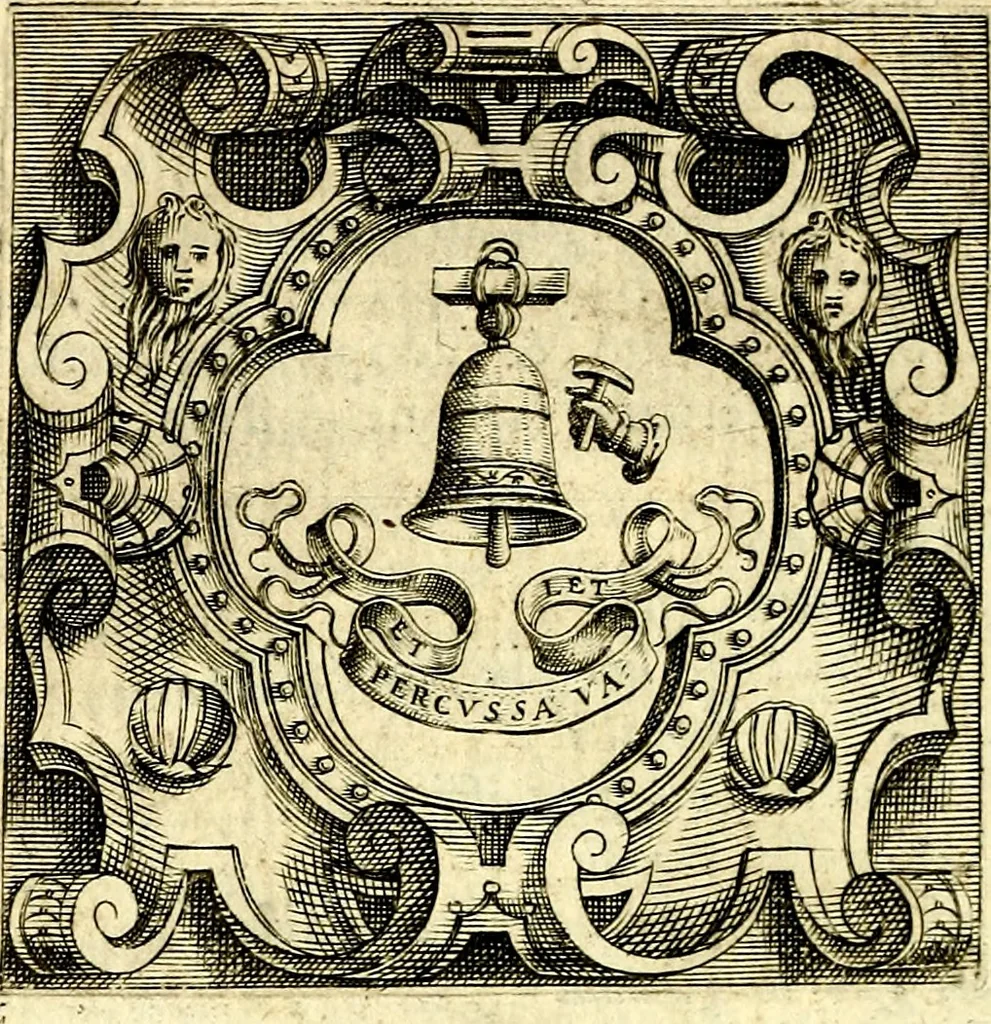 An illustration from Imprese illustri di diuersi, coi discorsi di Camillo Camilli, et con le figure intagliate in rame di Girolamo Porro Padouano .., 1586, leaf 243
