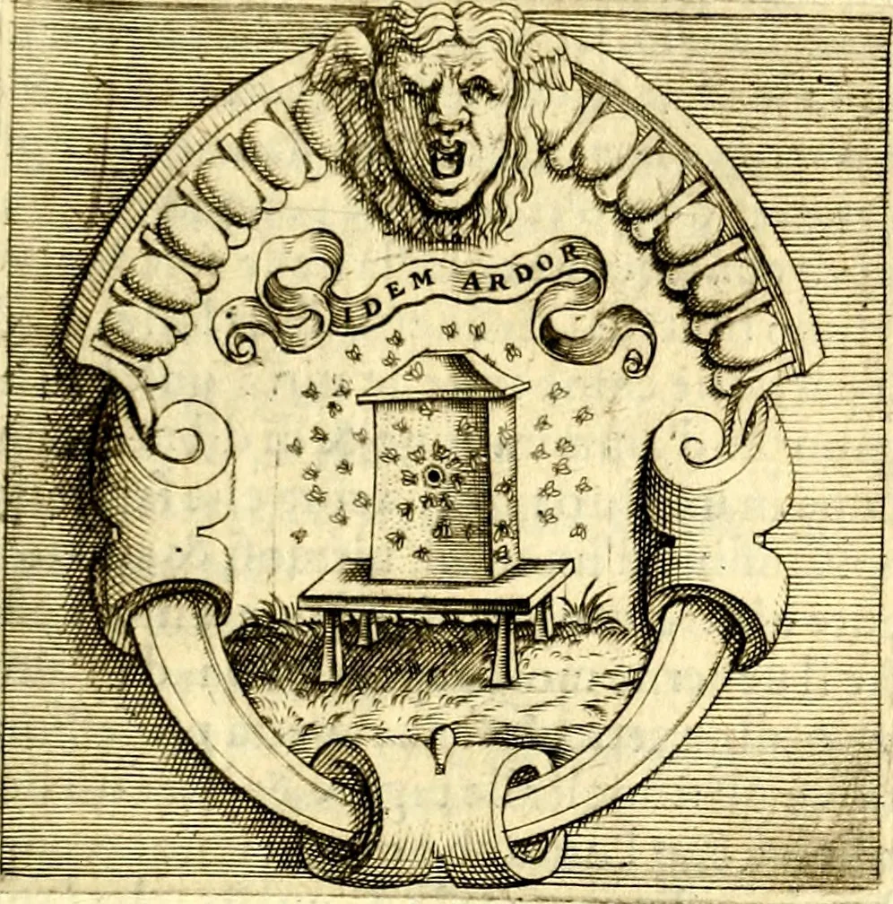 An illustration from Imprese illustri di diuersi, coi discorsi di Camillo Camilli, et con le figure intagliate in rame di Girolamo Porro Padouano .., 1586, leaf 288