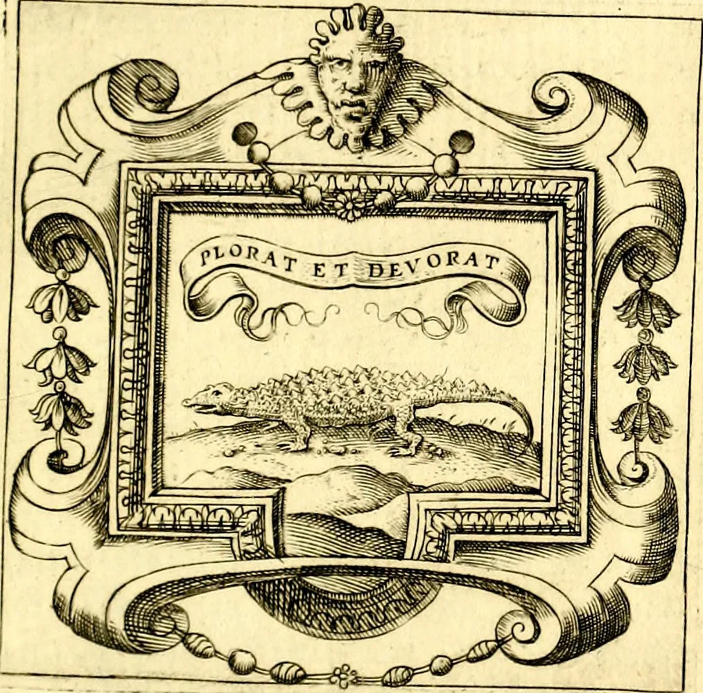 An illustration from Imprese illustri di diuersi, coi discorsi di Camillo Camilli, et con le figure intagliate in rame di Girolamo Porro Padouano .., 1586, leaf 294