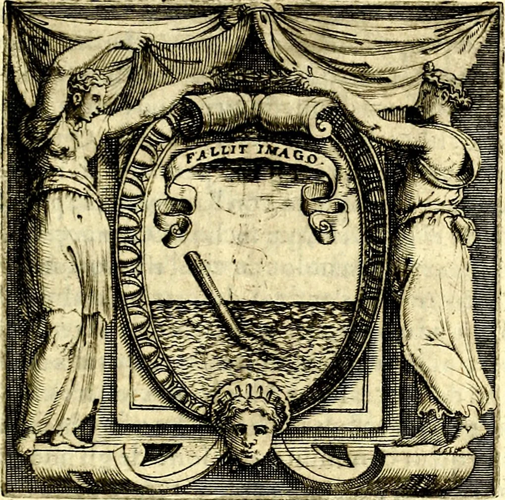An illustration from Imprese illustri di diuersi, coi discorsi di Camillo Camilli, et con le figure intagliate in rame di Girolamo Porro Padouano .., 1586, leaf 312