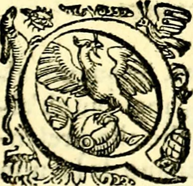 An illustration from Imprese illustri di diuersi, coi discorsi di Camillo Camilli, et con le figure intagliate in rame di Girolamo Porro Padouano .., 1586, leaf 318
