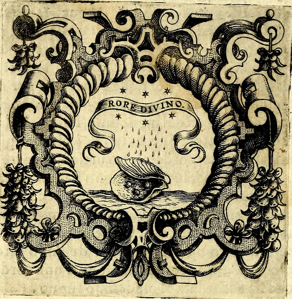 An illustration from Imprese illustri di diuersi, coi discorsi di Camillo Camilli, et con le figure intagliate in rame di Girolamo Porro Padouano .., 1586, leaf 15