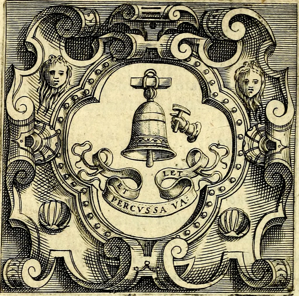 An illustration from Imprese illustri di diuersi, coi discorsi di Camillo Camilli, et con le figure intagliate in rame di Girolamo Porro Padouano .., 1586, leaf 243