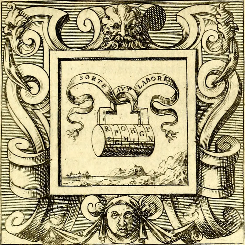 An illustration from Imprese illustri di diuersi, coi discorsi di Camillo Camilli, et con le figure intagliate in rame di Girolamo Porro Padouano .., 1586, leaf 276
