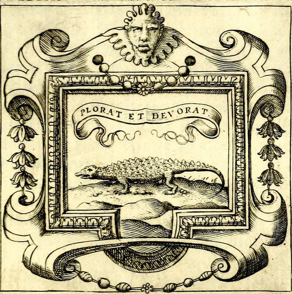 An illustration from Imprese illustri di diuersi, coi discorsi di Camillo Camilli, et con le figure intagliate in rame di Girolamo Porro Padouano .., 1586, leaf 294