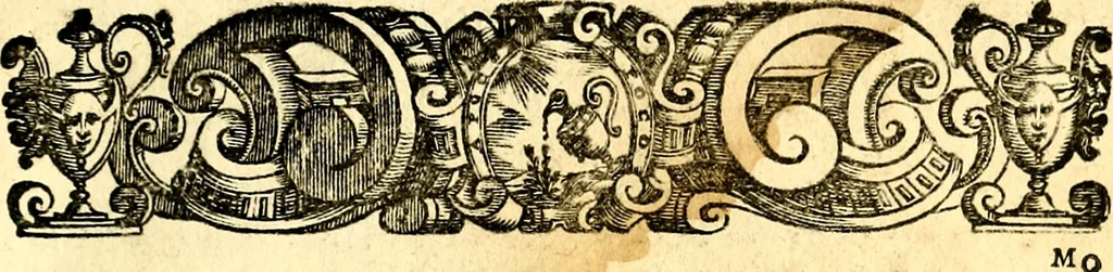 An illustration from Imprese illustri di diuersi, coi discorsi di Camillo Camilli, et con le figure intagliate in rame di Girolamo Porro Padouano .., 1586, leaf 6