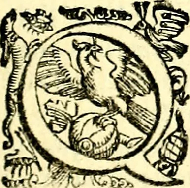 An illustration from Imprese illustri di diuersi, coi discorsi di Camillo Camilli, et con le figure intagliate in rame di Girolamo Porro Padouano .., 1586, leaf 84