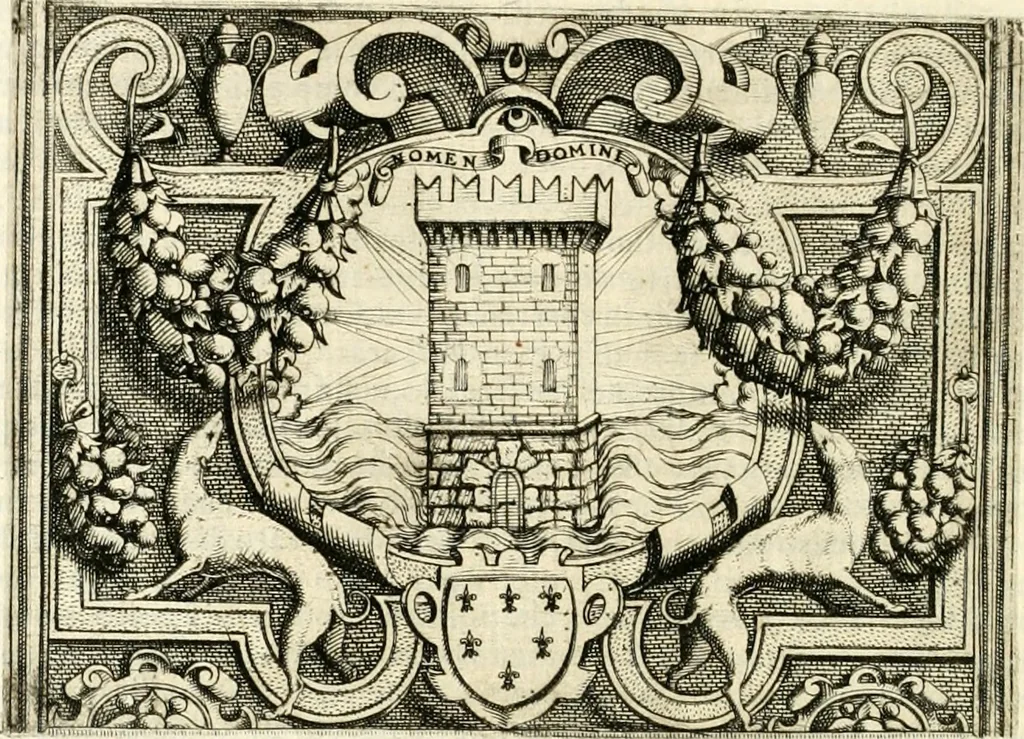 An illustration from Le imprese illvstri : con espositioni et discorsi, 1566, leaf 101