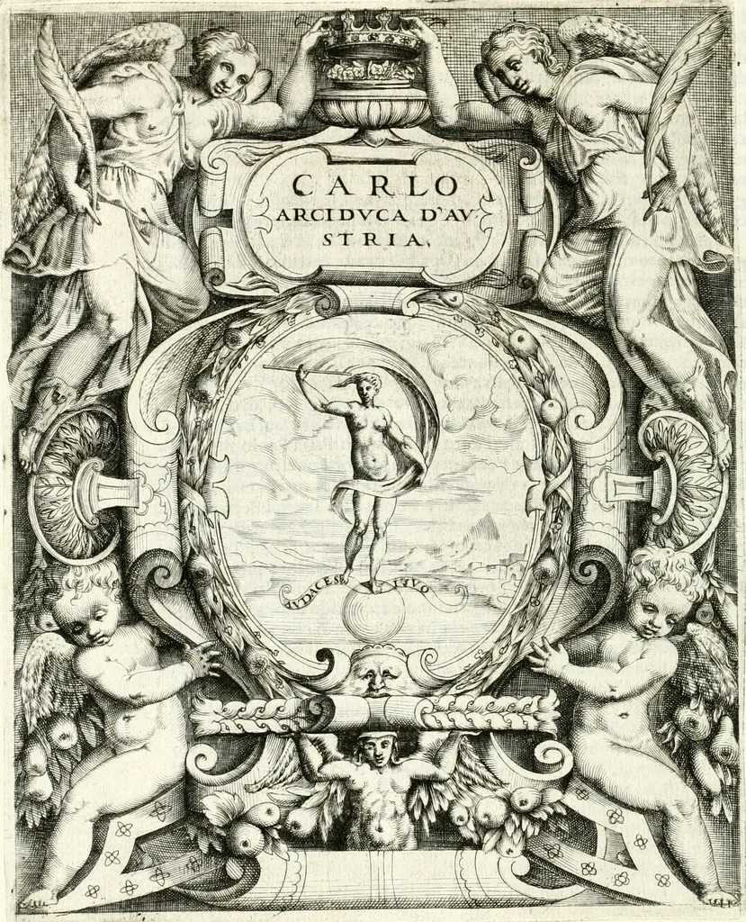 An illustration from Le imprese illvstri : con espositioni et discorsi, 1566, leaf 111