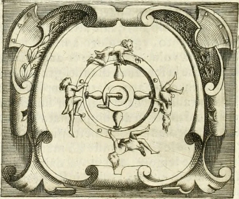 An illustration from Le imprese illvstri : con espositioni et discorsi, 1566, leaf 115